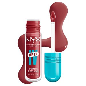 NYX Lip I.V. Hydrating Lip Gloss Stain - Bubblegum Brust